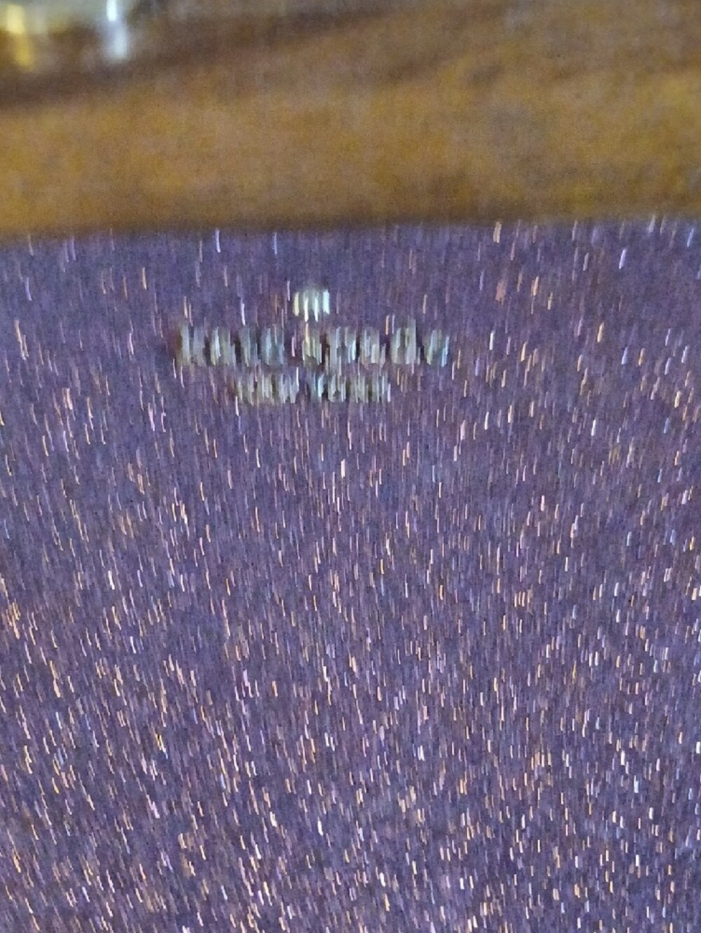 kate spade Glitter Zip Wallet in Sparkling Plum NWOT - Picture 3 of 5